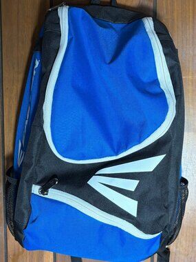 Easton E50BP Baseball/Softball Backpack Gear Bag Blue/Black/White - EUC